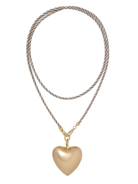 Roxanne Assoulin Jewelry - Roxanne Assoulin The Long Happy Cord Charm Necklace Sesame/Gold